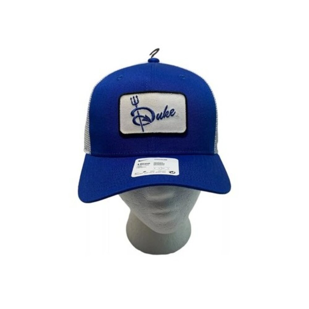 Nike Duke Blue Devils Classic 99 Alternate Trucker Adjustable Snapback Hat Cap - Picture 11 of 12